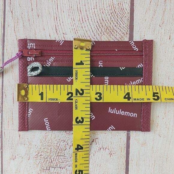 Lululemon handmade credit card ID coin holder keychain set - Picture 6 of 8